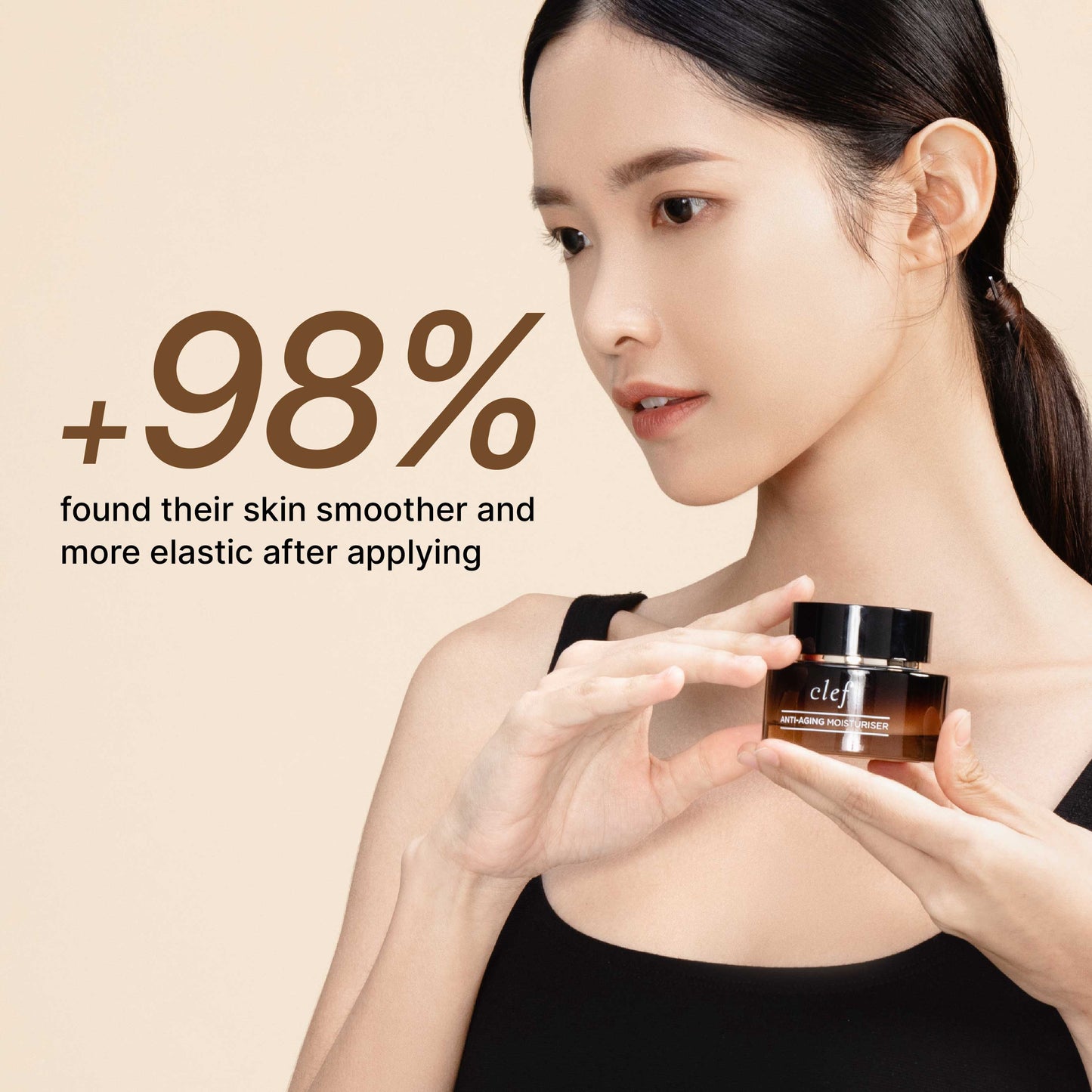 CLEF Anti-Aging Moisturiser 50g | Nourishes Skin | Softens Skin | Boosts Collagen
