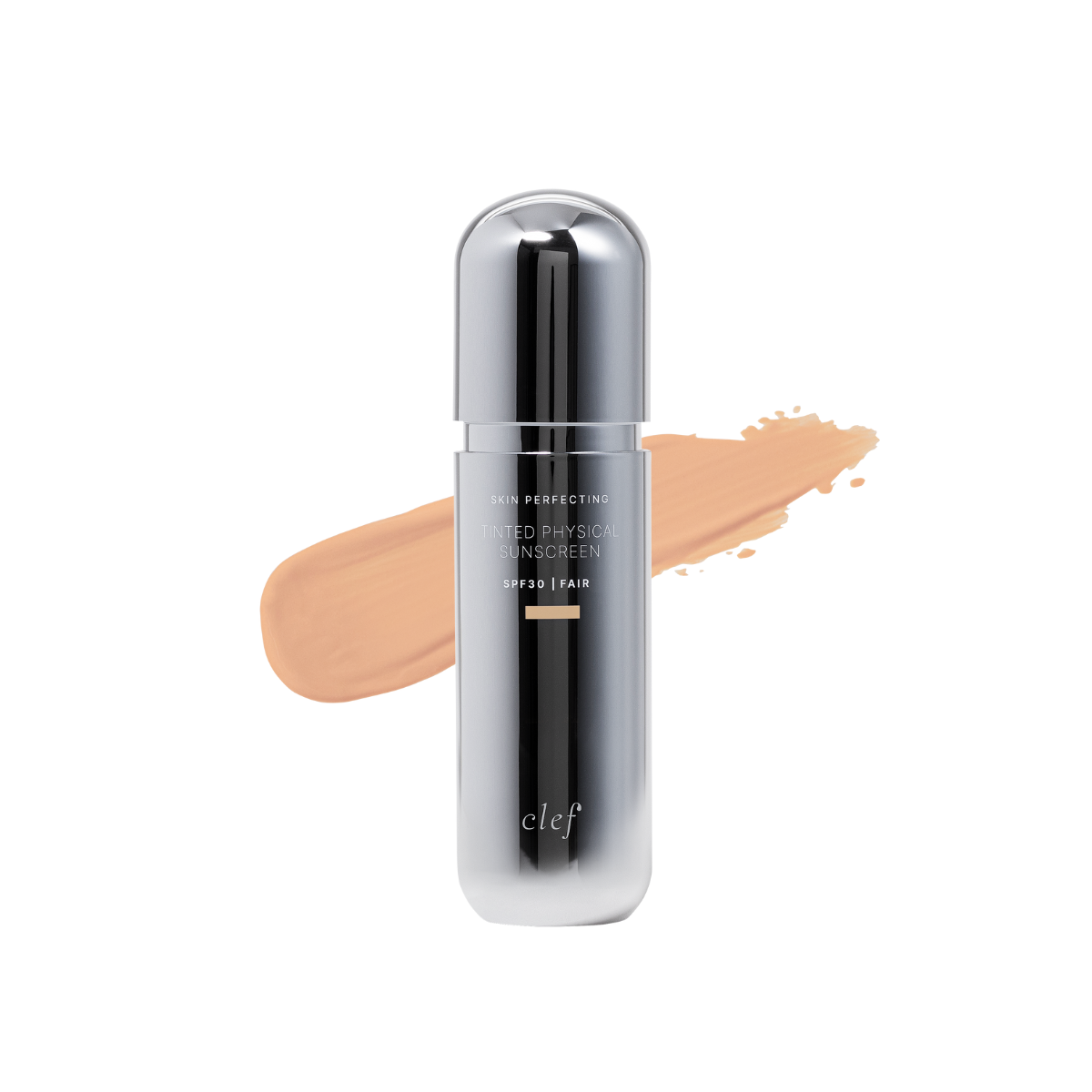 CLEF Skin Perfecting Tinted Physical Sunscreen 50ml | No White Cast | Skin-Friendly | No Stuffiness - FAIR/BEIGE/RICH