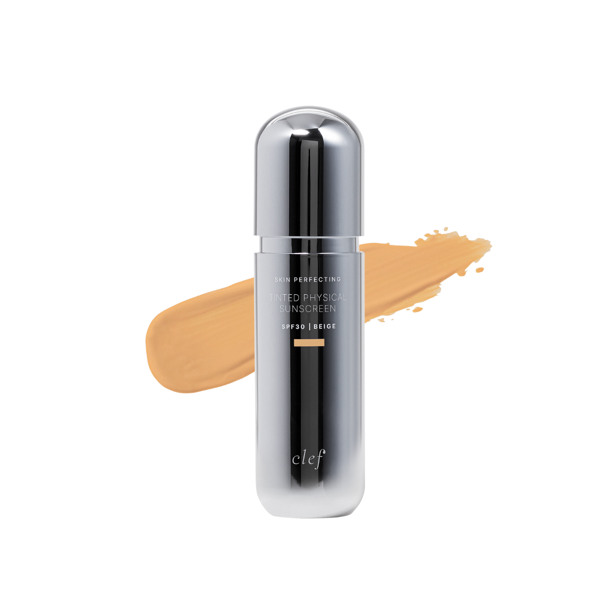 CLEF Skin Perfecting Tinted Physical Sunscreen 50ml | No White Cast | Skin-Friendly | No Stuffiness - FAIR/BEIGE/RICH