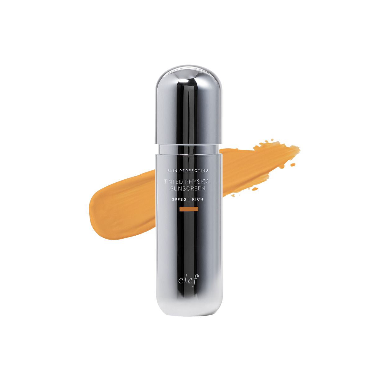 CLEF Skin Perfecting Tinted Physical Sunscreen 50ml | No White Cast | Skin-Friendly | No Stuffiness - FAIR/BEIGE/RICH