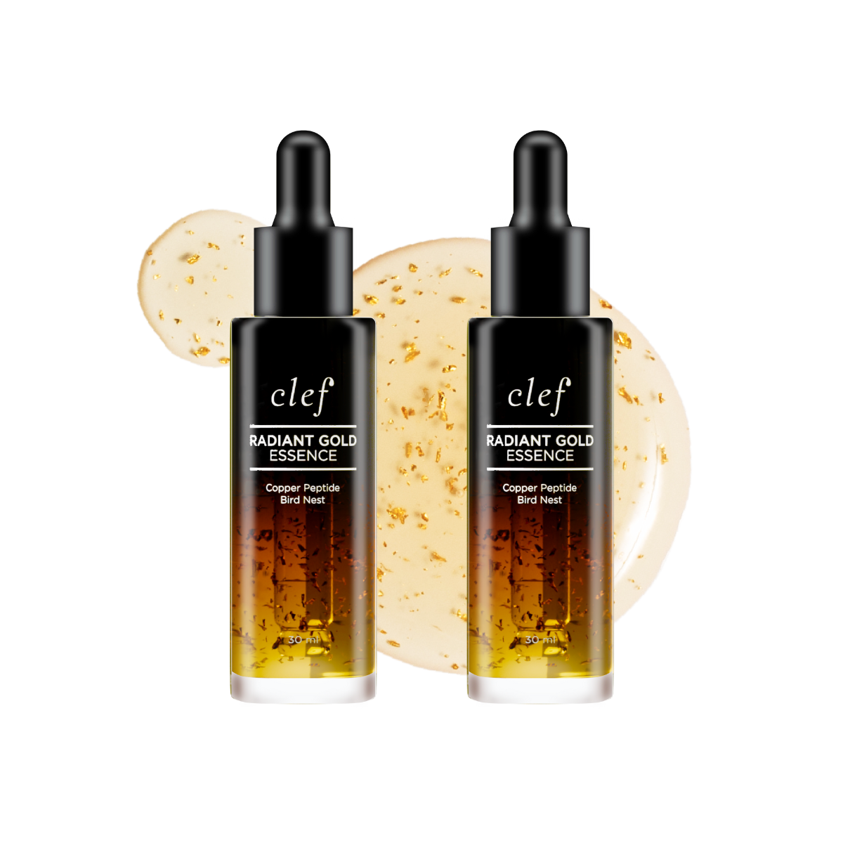 CLEF Radiant Gold Essence 30ml | Absorbs in 5 Secs | Antioxidant, Repairing | Smoothens & Firms Skin