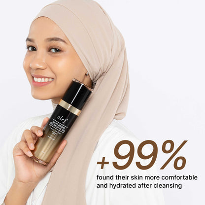 CLEF Anti-Aging Cleansing Gel 120ml | Brightening Cleanser for Sensitive, Oily, Combination Skin