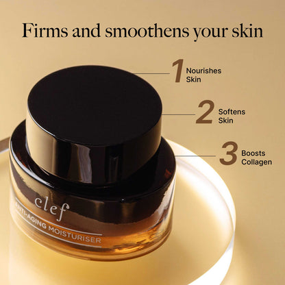 CLEF Anti-Aging Moisturiser 50g | Nourishes Skin | Softens Skin | Boosts Collagen