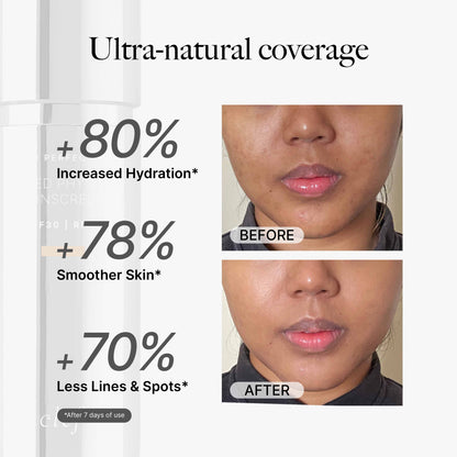 CLEF Skin Perfecting Tinted Physical Sunscreen 50ml | No White Cast | Skin-Friendly | No Stuffiness - FAIR/BEIGE/RICH