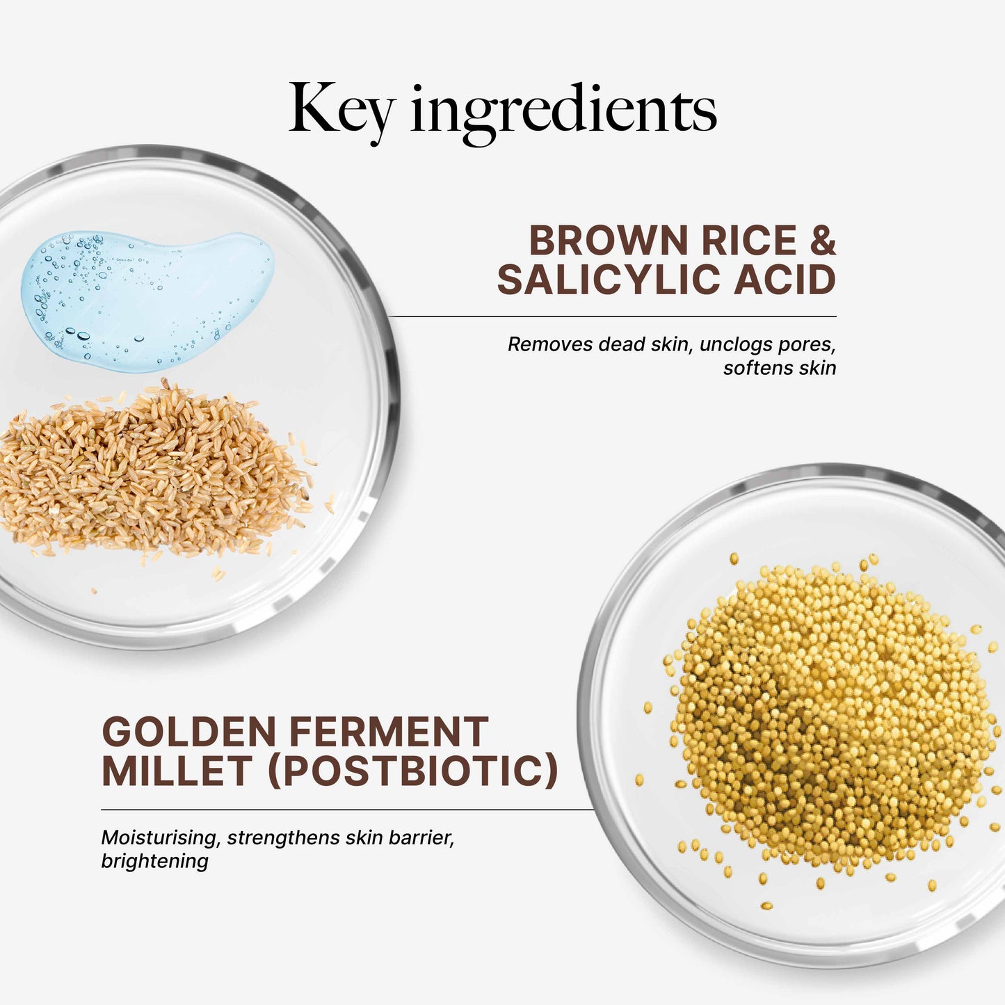CLEF Brown Rice Renewing Scrub Mask 100g | Dead Skin Polisher | Brightening | Nourishing